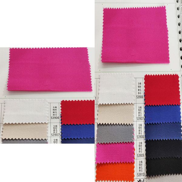 100% Cotton Super Thick Peach Finish Fabric 350gsm For Clothing