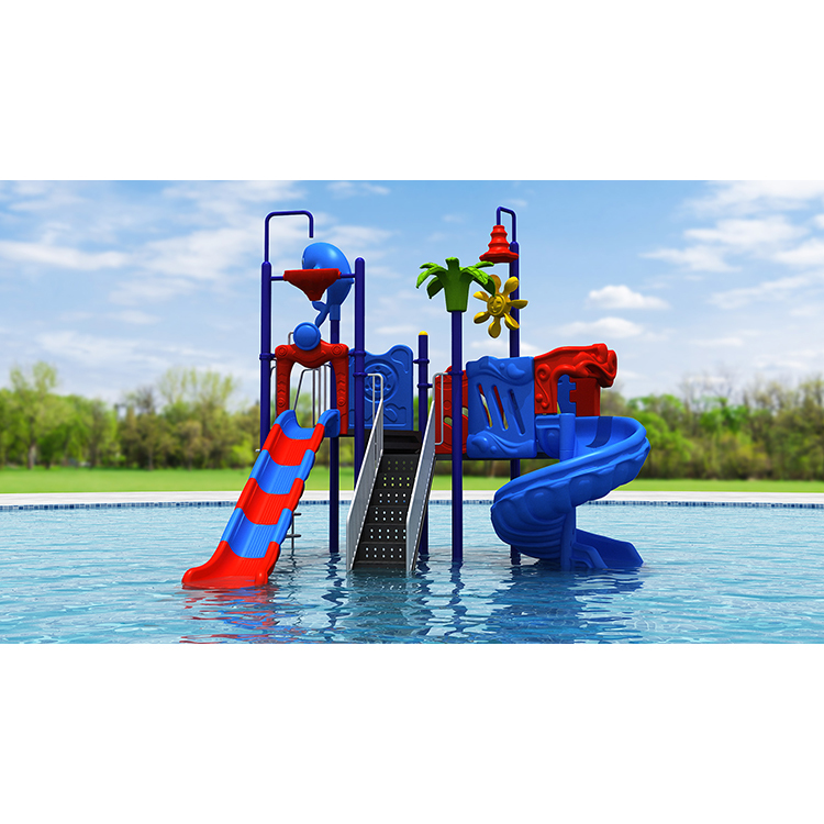 Outdoor Water Park Playground New Design Children's Slides Water Play Equipment