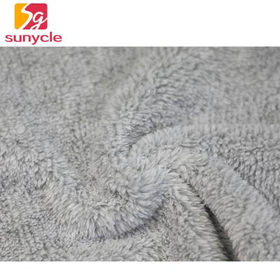 Soft Dyed Shu Velveteen Fabric Woven Comfortable Jacquard Solid Color
