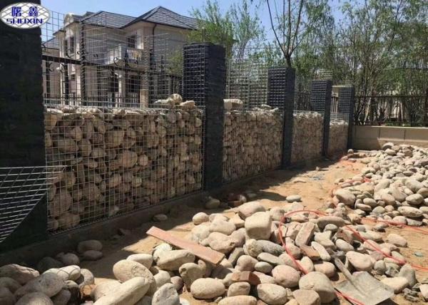 Característica mergulhada quente galvanizada das cestas de Gabion para a base da represa da proteção