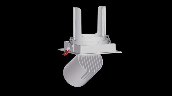 Exhibition Hall 2500LM AC180V LED Bean Gall Light 90deg Rotating Ceiling Light