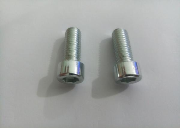 White Zinc Finished Hex Socket Iron  Cup Head Allen Bolt  For Furniture