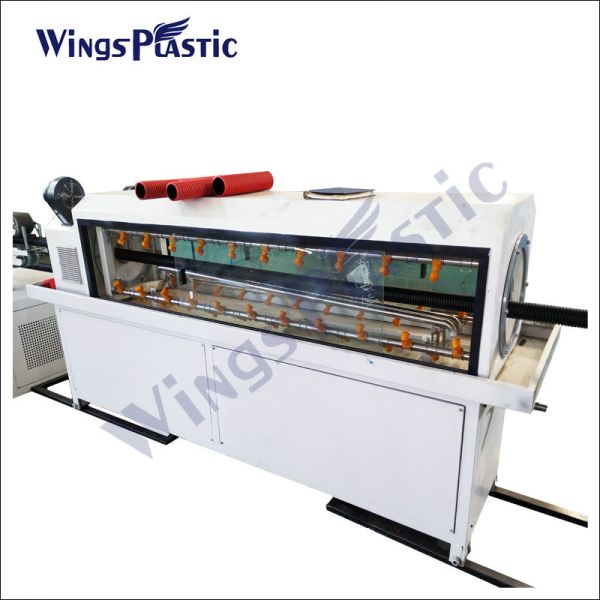 HDPE Dual Corrugated Pipe Extrusion Machine 100-200kg/H Output