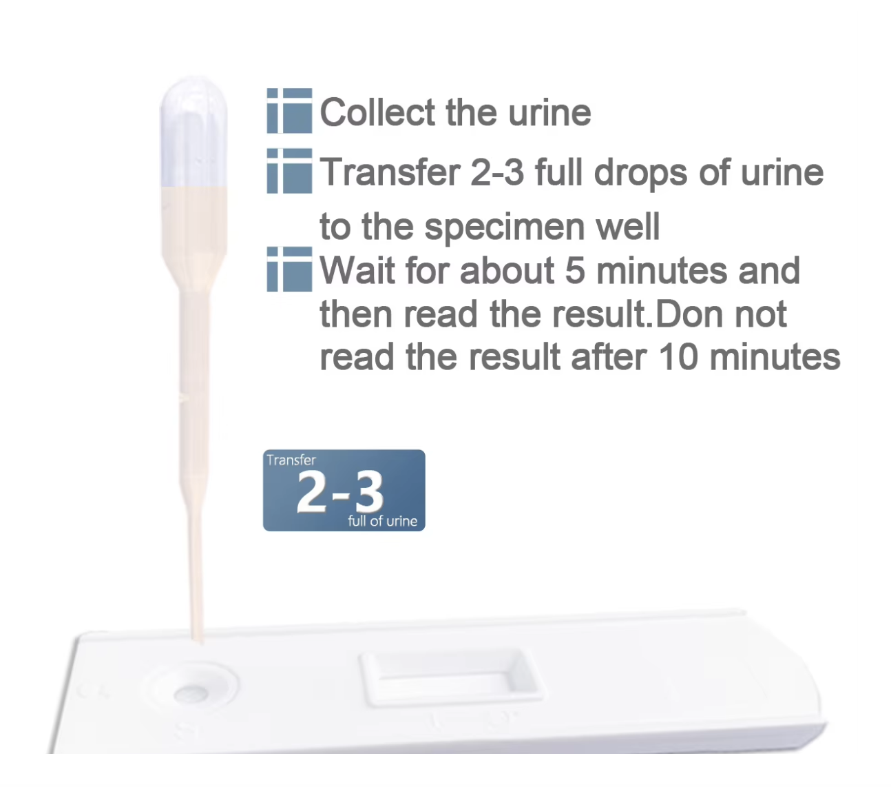 Tarjeta de prueba de embarazo HCG para consumibles de dispositivos médicos domésticos ODM 3 mm 4 mm