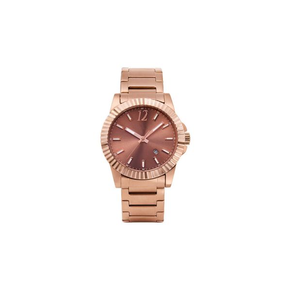 Super Luminous Mark Mens Stainless Steel Watches Quartz Type SS Bracelet