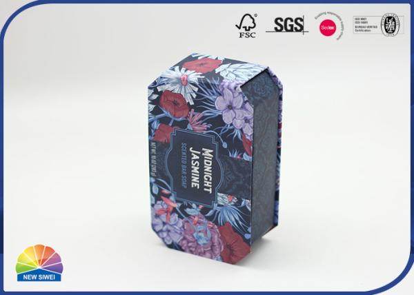 Caixa de presente da tampa de Crystal Bracelet Luxury Packaging Hinged com logotipo UV