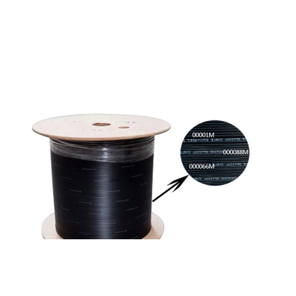 FTTH Figure 8 outdoor Fiber Optic Drop Cable , 1-4 Core Fiber Optic Drop Wire