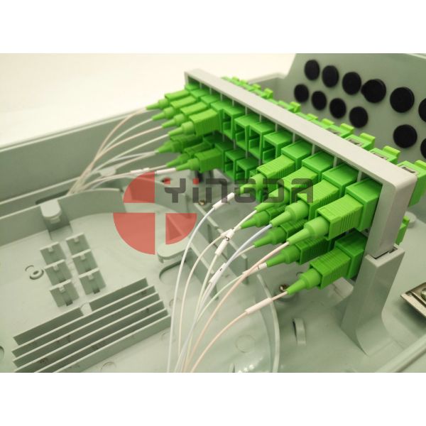 Закрытие соединения оптического волокна 96 ядров с Сплиттер ПЛК 1кс16 СК/АПК, на открытом воздухе коробка 16 Сплиттер переносит