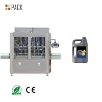 Automatic Oil Filling Machine High Speed Linear Servo Motor Piston Pump Lubricant Filling Solutions For Jerrycan