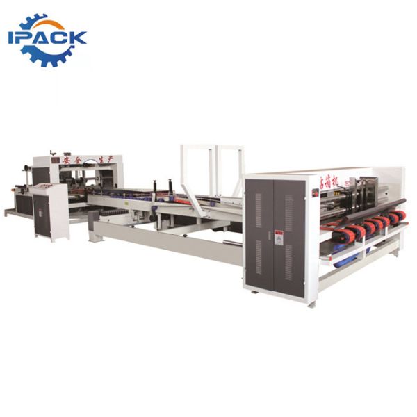 Sheet Corrugation Corrugated Box Folder Gluer Machine