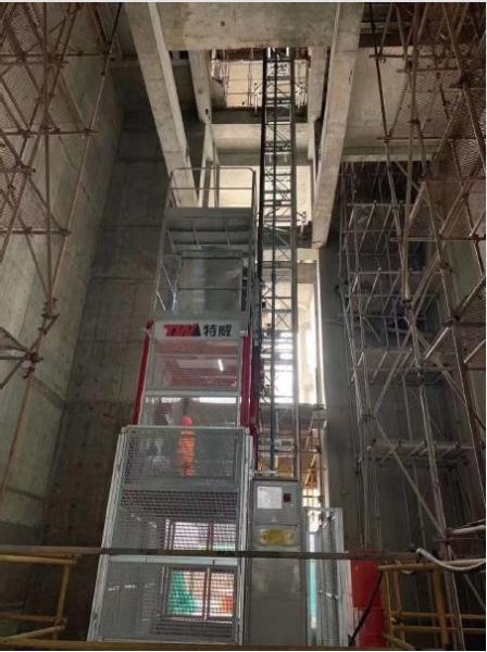 Elevador elevador de passageiros / elevador de edifício interior / dentro de 46m/min 1600kg Elevador de construção elevador para eixo de elevador