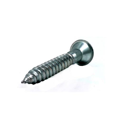 M6 Carbon Steel Self Tapping Screws Zinc Plated Slotted Flat / Countersunk Head