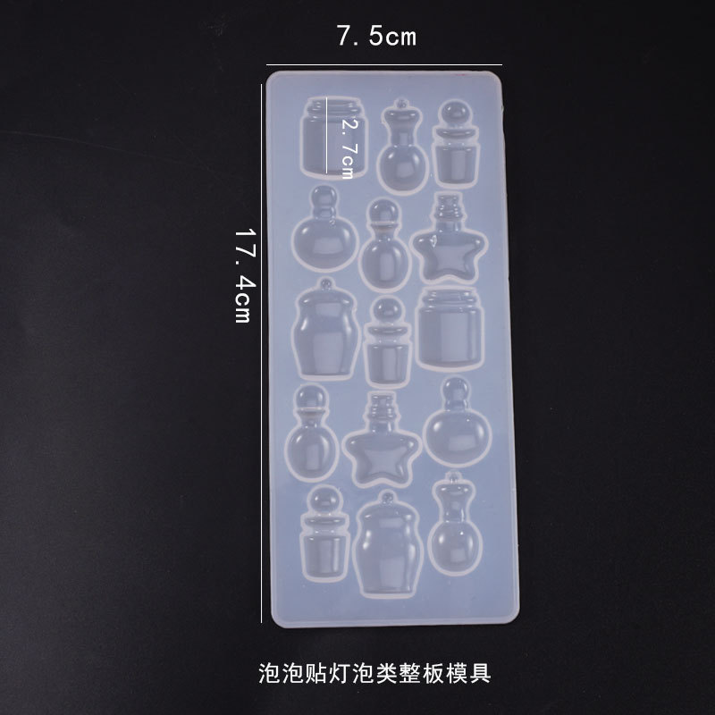 DIY crystal dropper mold, gemstone patch, multi specification star pendant, pendant, sticker, silicone mold