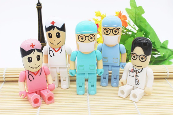 Мини мультфильм медсестры доктора приводов 64гб УСБ характера подарка пендриве