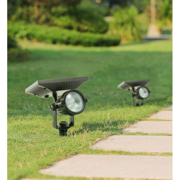 5w solar lights garden pond spotlights,ip65 solar spotlight waterproof,led solar garden spotlight outdoor color