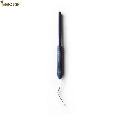 Stainless Steel Transferring Bee Larvae Needle Grafting Tool With Blue Handle