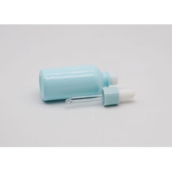Бутылка масла капельницы 30ml духов пластиковой трубки пипетки голубая