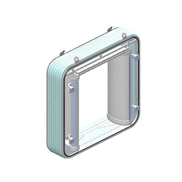 Double Olive-shaped Bellows Railway EMU Flexible Gangway with Interior Panels