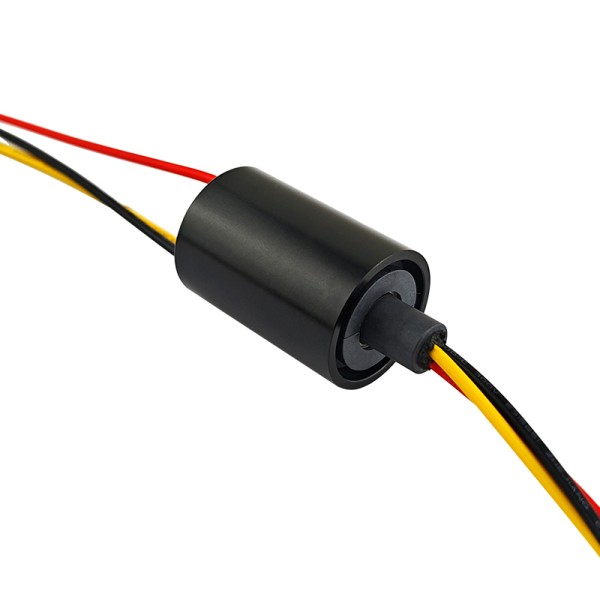 3-channel 5A capsule slip ring with outer diameter 22mm for security and consumer electronics