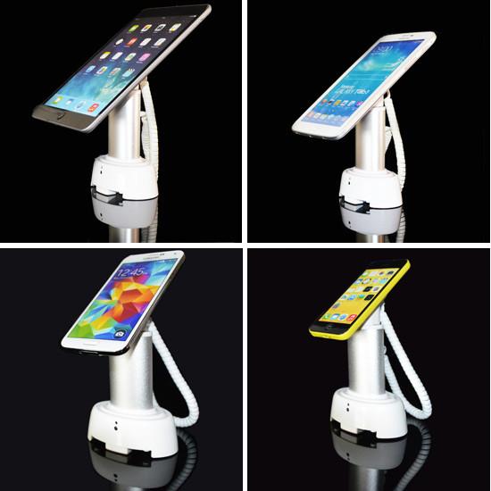 COMER retail store anti theft security mobile phone holder for retail stores alarm sensor lock devices