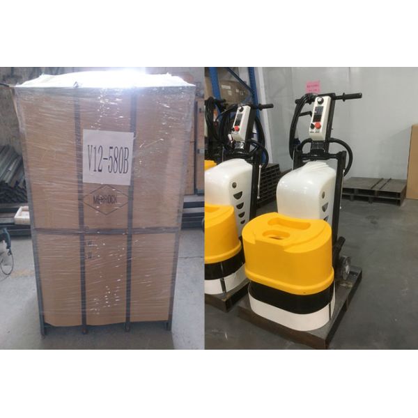 Two Heads Single Phase 30L Terrazzo Polishing Machine For Hotel Home Warehouse