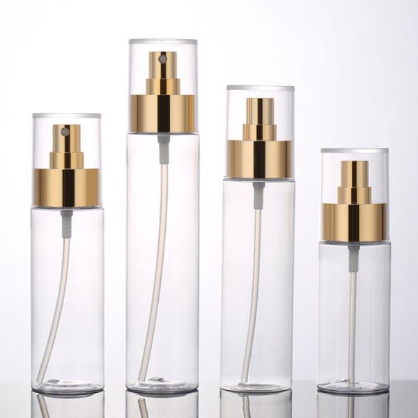 Diâmetro plástico transparente do cilindro 40mm da garrafa do pulverizador do álcool