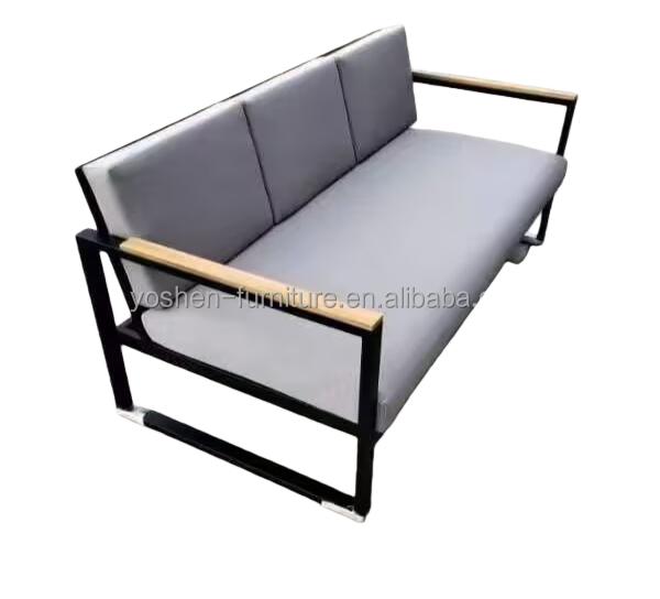Boho Chic Waterproof Comfortable Modern Chevron Pattern Outdoor Sofa Loveseat for Garden Balcony Lawn Terrace Dining