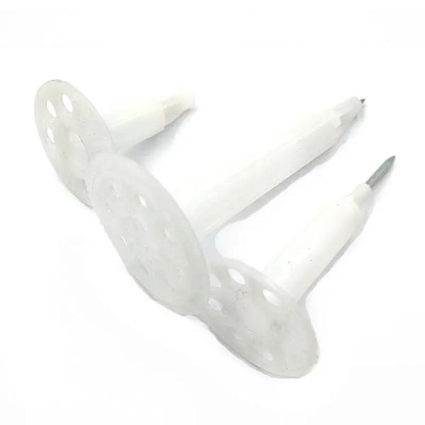 Customization Insulation Foam Board Insulation Anchors For Polystyrene Punch Insertion Heat Resistance White