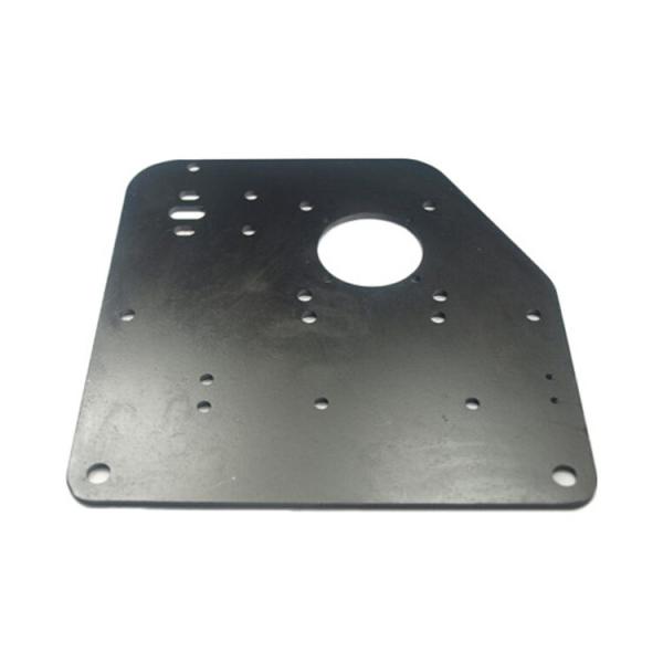 Black Side Front Back Base Plate Panel Cover Ra1.6 Custom Stainless Steel Parts