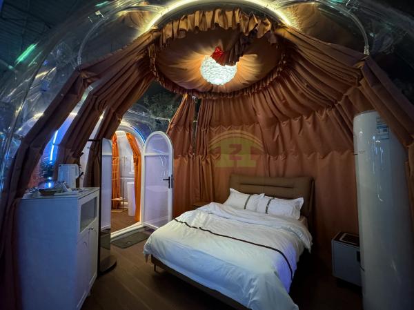 Full House Monolithic Prefab Hotel Dome Tent Prefabricated Bubble Houses for Comfortable Home Living