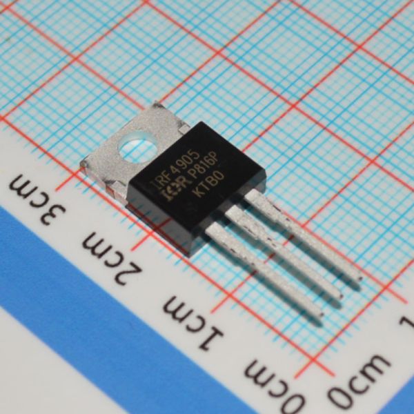 IRF4905LPBF Pチャネル MOSFET 55V/-74A 超低 20mΩ RDS (オン) 雪崩 定位 TO-220AB 鉛のない高効率 電力とモーター制御のための信頼性