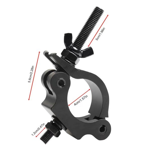 Aluminum Alloy Stage Light Hook Clamps , Truss Hook Clamp For Stage Lighting Truss Displays