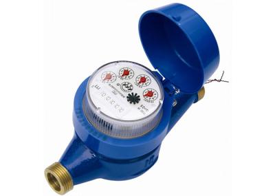 Class B Cold Hot Multi Jet Water Meter R Value 160 ISO 4064 Super Dry With Coupler