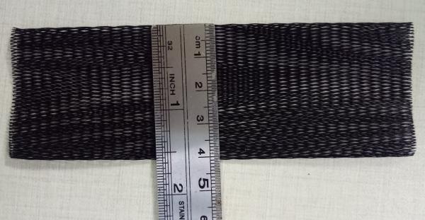 Black Bottle Polyethylene Mesh Sleeves , Bottle Protective Plastic Mesh Sleeve