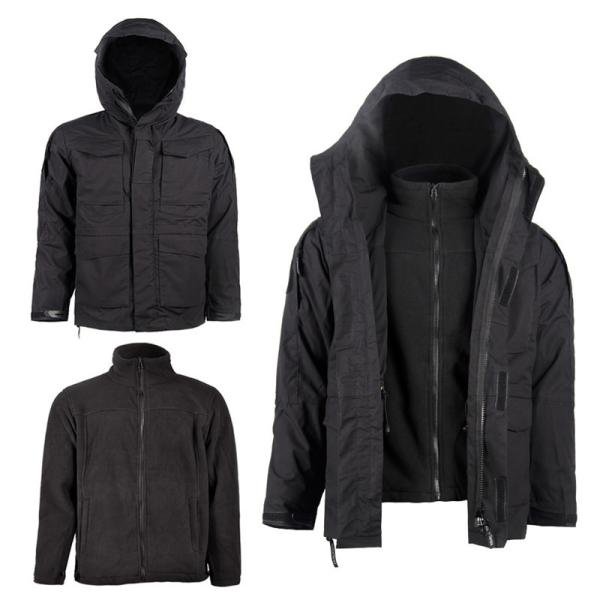 Strong Checkered Men Windbreaker Jacket Cotton Polyester Fabric Rainproof