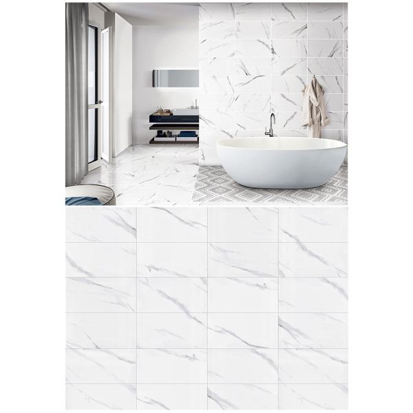 Calacatta Ceramic Wall Tile 300 X 600 MM Rustic Ceramic Tile Classic Simple Style