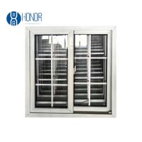 Pvc Upvc Vinyle Single Double Glass 4x4 Fenêtres coulissantes avec moustiquaire