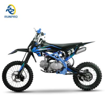 125cc Dirt Bike 4 Stroke Cross Pit Bike Motorcicleta arrefecida a ar Tamanho de bicicleta 1750X710X1080MM