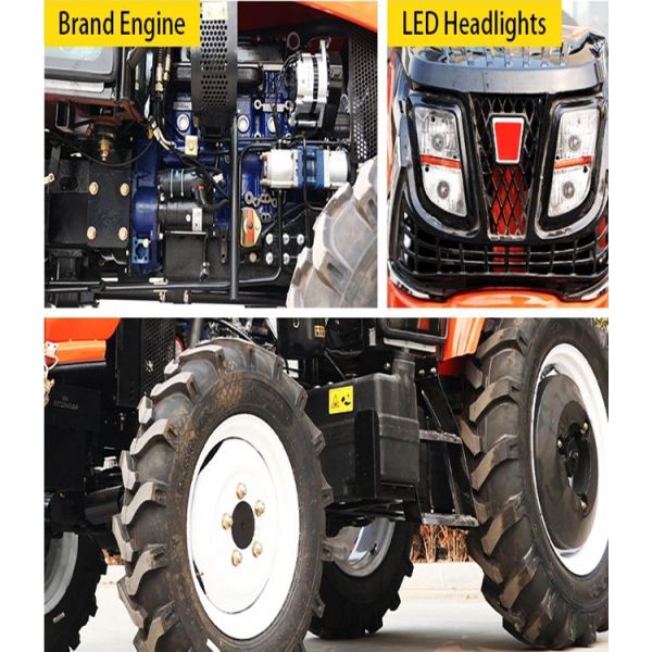 Средний индивидуальный дизайн 200 л.с. 4WD Кравер / колесо Сельское хозяйство Фермерский трактор Тяжелая строительная техника