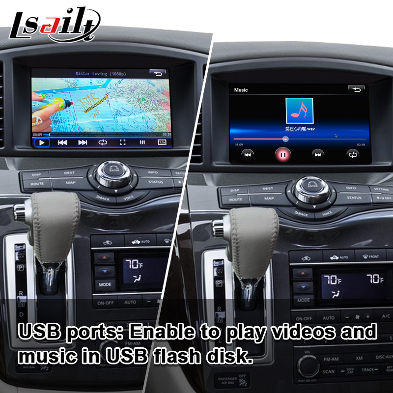 Беспроводной интерфейс CarPlay для Nissan Quest, патруля, Armada, Infiniti QX с YouTube, автомобилем андроида