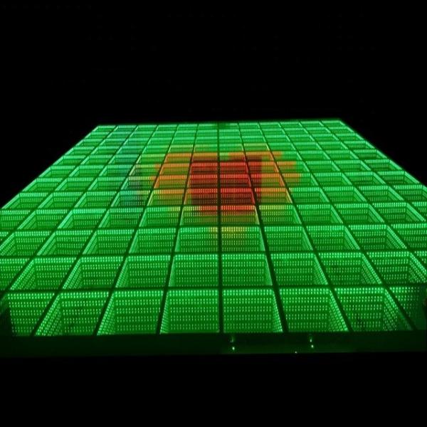 RGB 3D Infinity Mirror LED Light Dance Floor For Club Disco Night Club