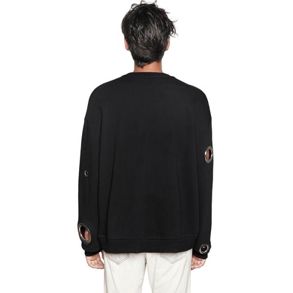 Personalised Hip Hop Crew Neck Sweatshirts Loose With Hollow Round Hole