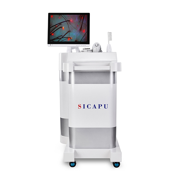 Máquina Eléctrica de Terapia Capilar de 120W para Salones de Belleza, Equipo de Prueba Capilar