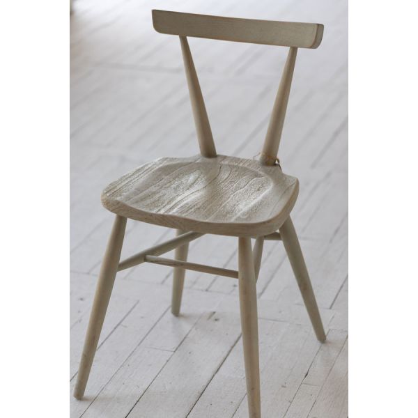 Silla nórdica natural de Wishbone del banquete de Grey Vintage Dining Wooden Chairs