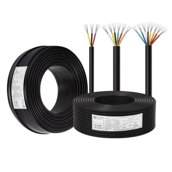 UL Standard 2464 Shielded Multi-core Electrical Cable with PVC Insulation and Tinned Copper Wire for Electronic Equipment