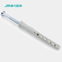 JH-12015 8x60mm Anchor de expansão de plástico parafuso com parafuso cinza Ancoras de parafuso de expansão de plástico