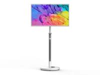 iBoard 32 pouces Portable Smart Touchscreen Monitor Android 13, 8+128GB Caméra et haut-parleur intégrés Conception rechargeable et mobile pour le bureau, regarder des films, jouer à des jeux, l'éducation et la collaboration à distance