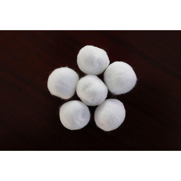 Small Medical Cotton Balls Round Shaped Environmentally Friendly Non Toxic
