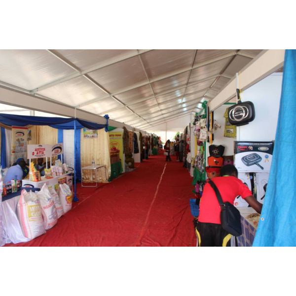 Outdoor Temporary 30x70m Clear Span Tent For Exhibitions