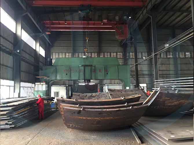 Thickness 100mm High Pressure Hemispherical Tank Heads Durable and Reliable